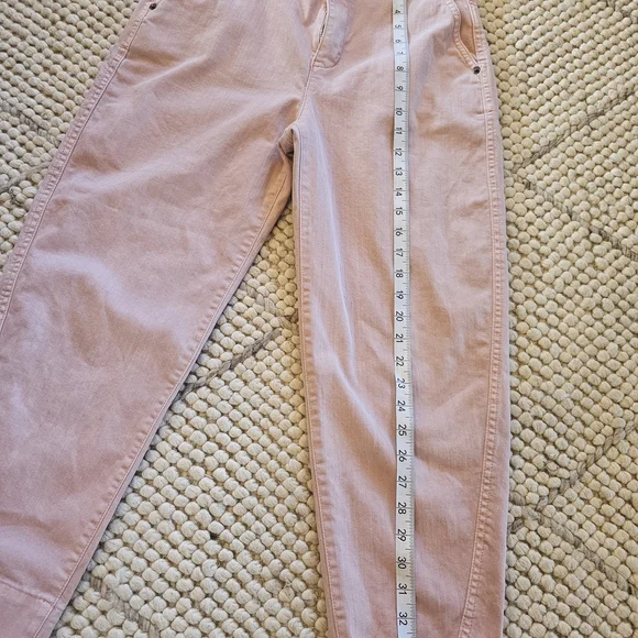 Gap Barrel Khaki High-rise Dusty Pink Women's Jeans Size 4. - Picture 3 of 7